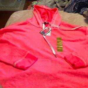 Brand new with tags, Steve Madden heathered hot pink hoodie